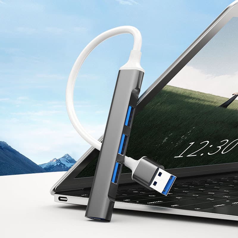 4-in-1 Docking Station Cable for Apple iPhone and MacBook Converter Laptop Type-C Expansion Interface