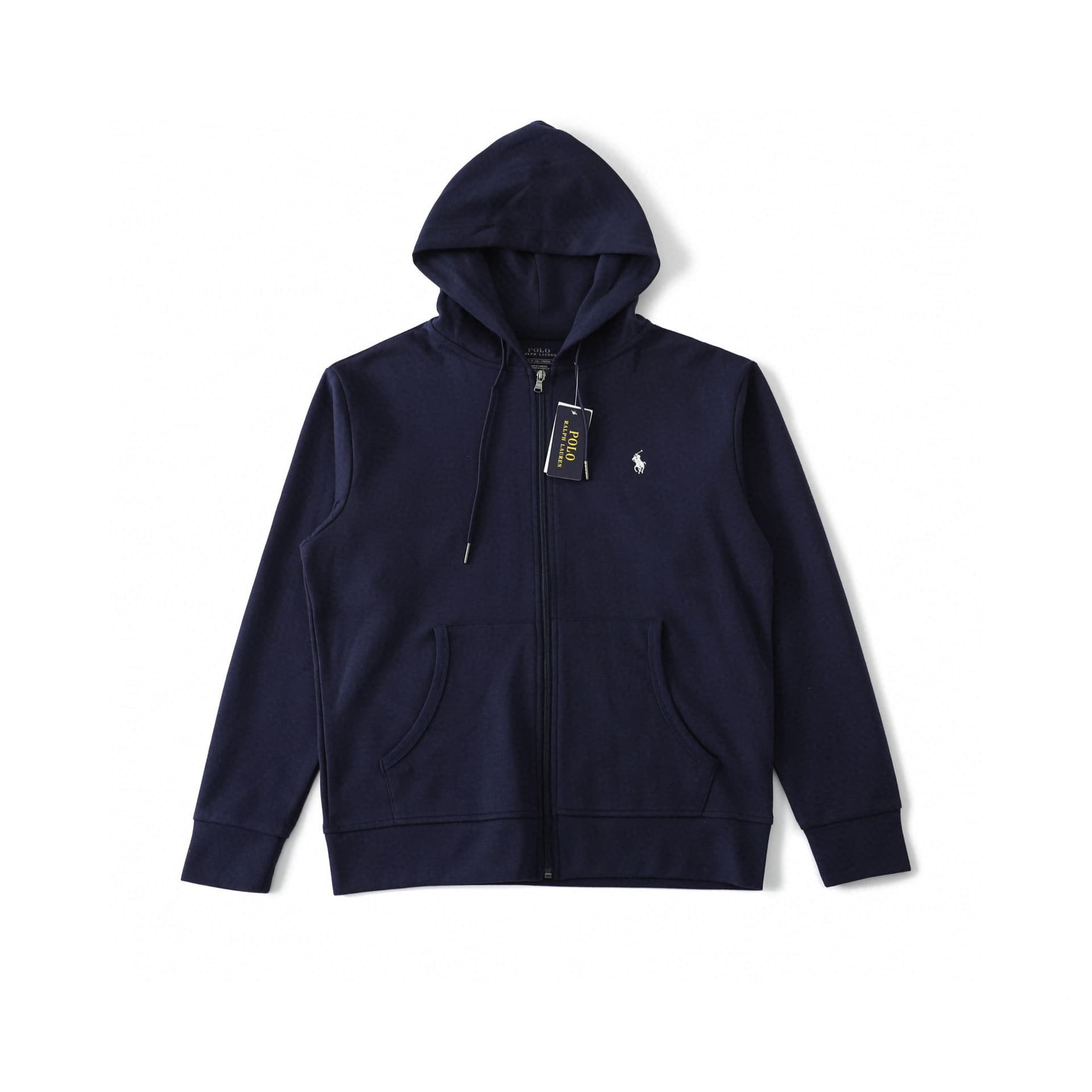 RL Hoodie Best-Selling Winter Zip-Up Unisex Hooded Sweatshirt Embroidered Jacket Sportswear