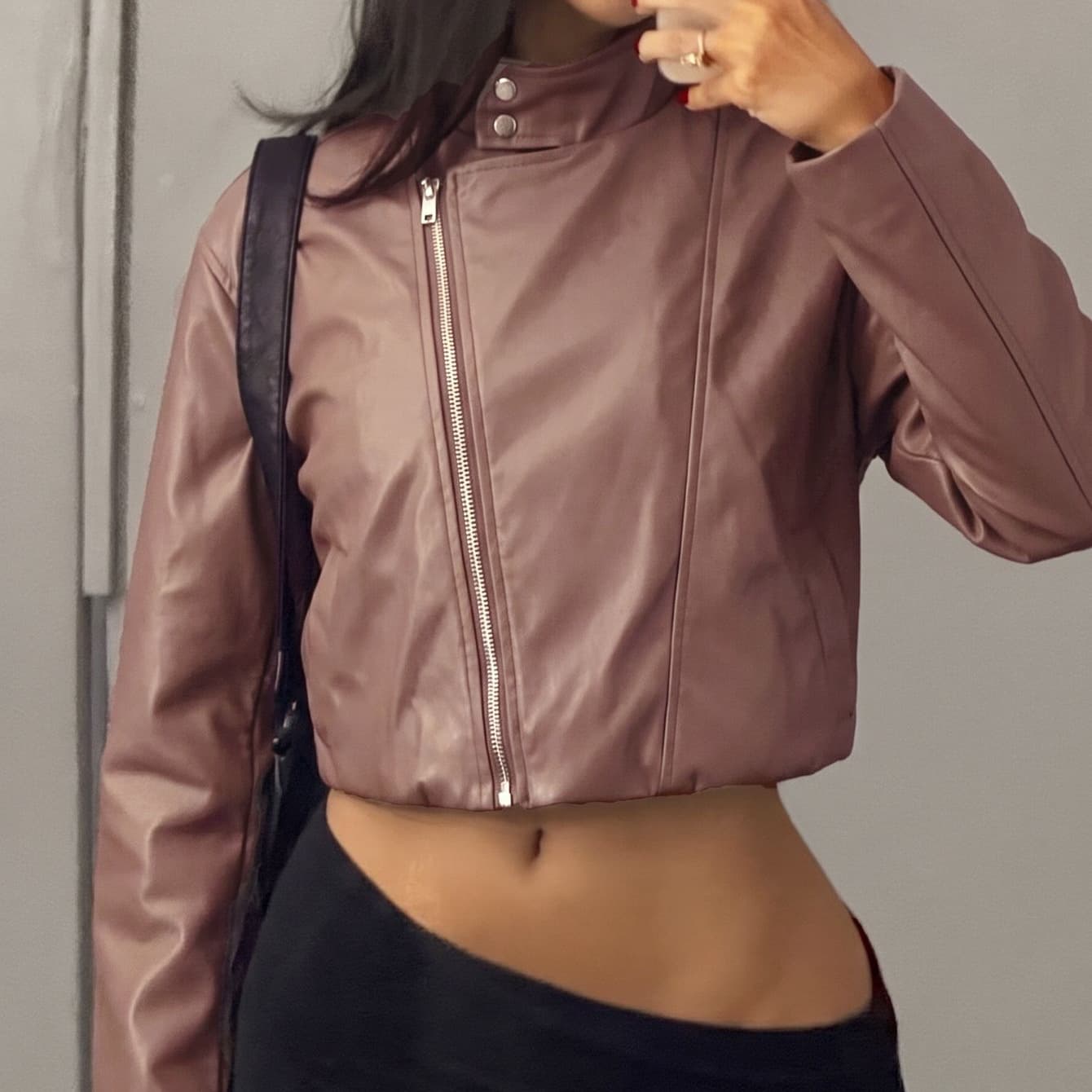 Women's Slim Fit Short Jacket European and American Style Zipper Long Sleeve Fashion Commuter Cross-Border Hot Selling Style