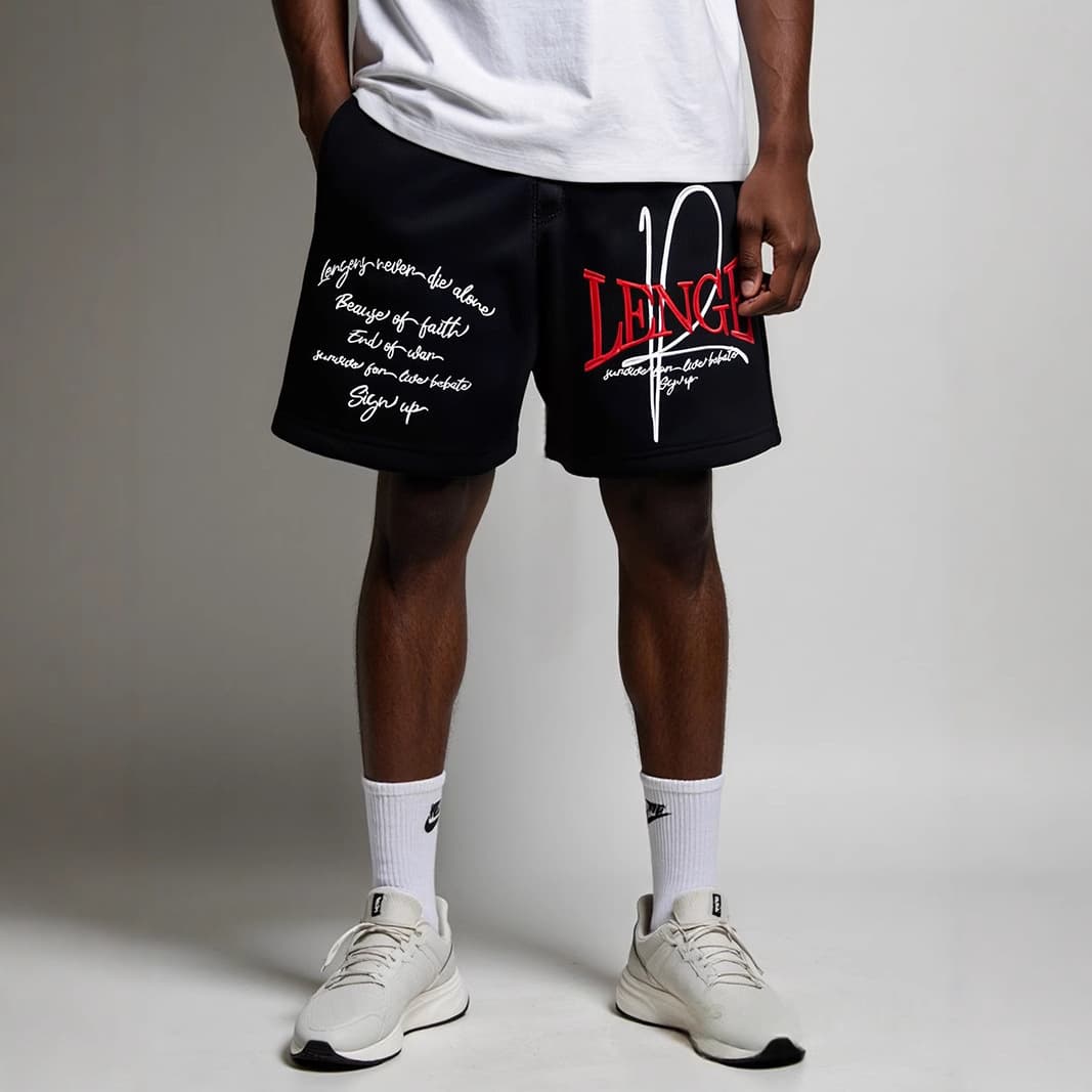 Men's Summer Sporty Loose Fit Breathable Shorts Casual Home Wear Street Style Fourths Pants Comfortable Cotton Sweatpants