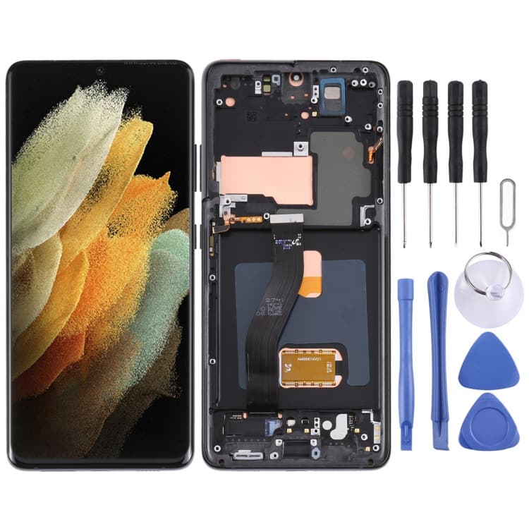 Suitable for Samsung Galaxy S21 Ultra 5G Original Super AMOLED Screen Assembly with Frame