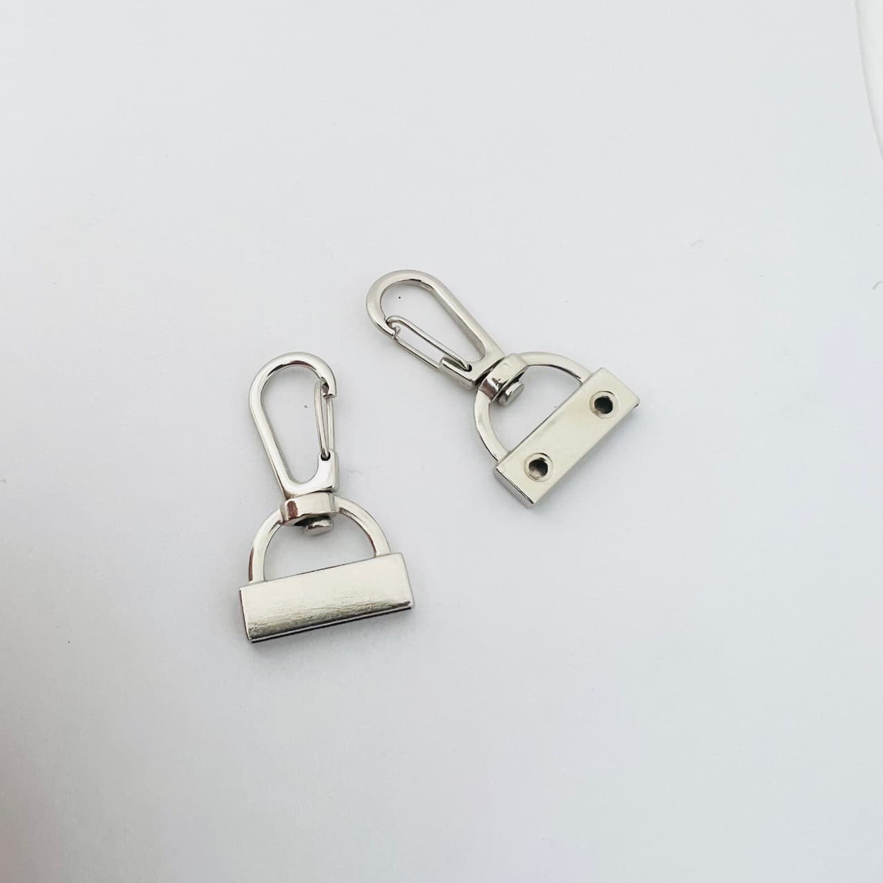 Luggage hardware accessories, metal hooks, pendants, silver webbing dog buckles, DIY screw clips, luggage charms