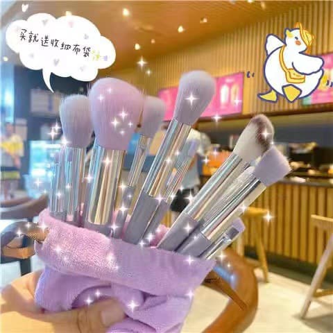 Internet Celebrity Sijiqing Quick-Drying Makeup Brush Set, Super Soft Bristles, 13-Piece Blush, Powder, Eyeshadow, and Highlighter Brushes