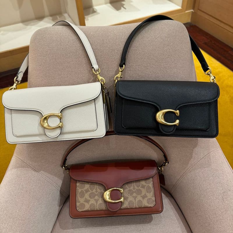 Coach C-Series Crossbody New Women's Bag Classic Monogram Tabby Dionysus Small Square Bag Shoulder Crossbody Handheld Underarm Bag