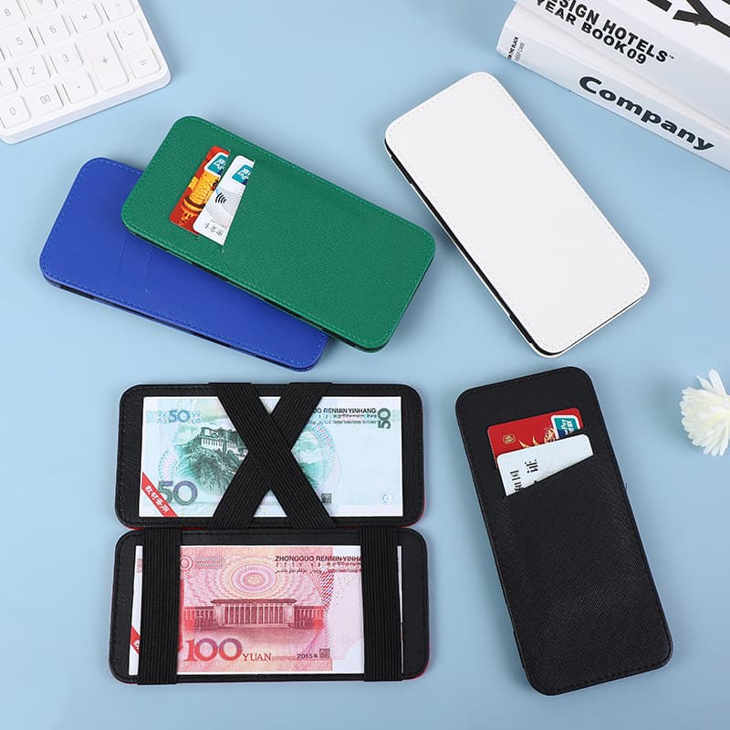 Magic Wallet Multi-Function Multi-Slot Work ID Card Holder Card Case PU Leather Anti-Theft Magic Wallet Source Factory