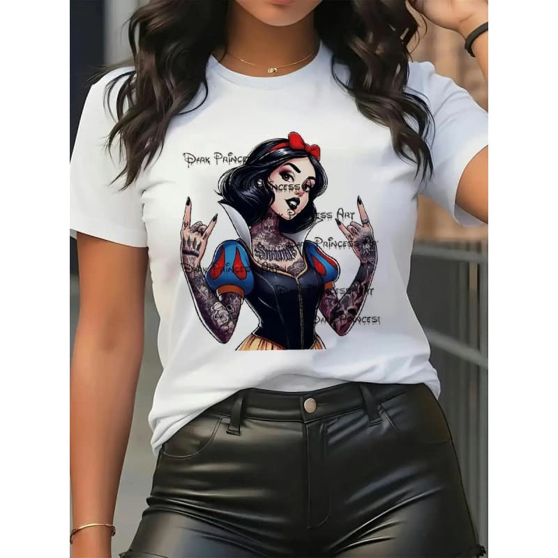 TOversize Camiseta Casual de Manga Corta para Mujeres