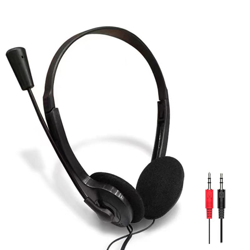 Baoyinglai Aviation 900 wired headset, foreign trade gift headset, computer Internet cafe wire controlled headset wholesale