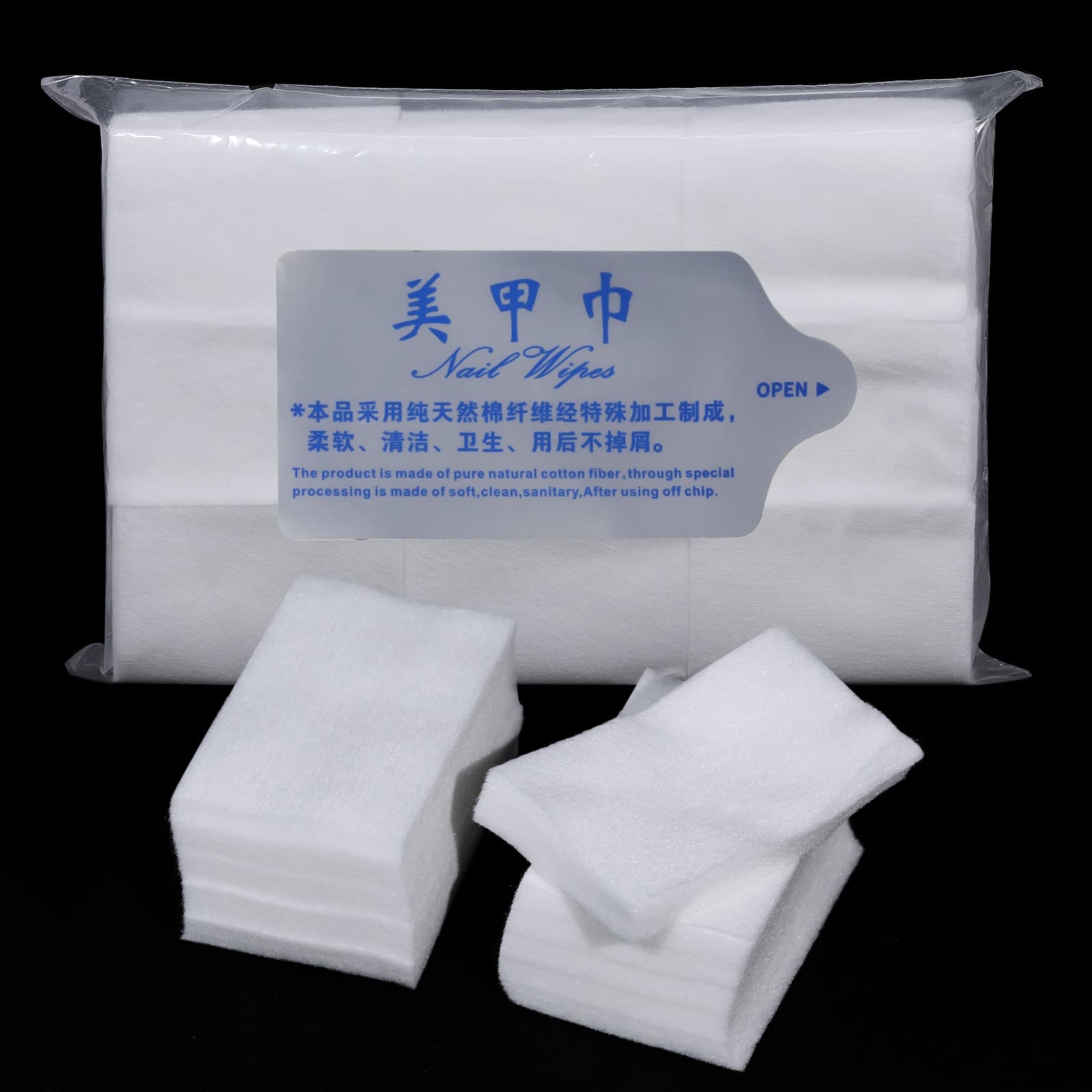 Soft Nail Cotton Swabs Non-shedding Glue Bottle Mouth Wiping Cloth Professional Nail And Eyelash Cleaning Tool Manicure Towel