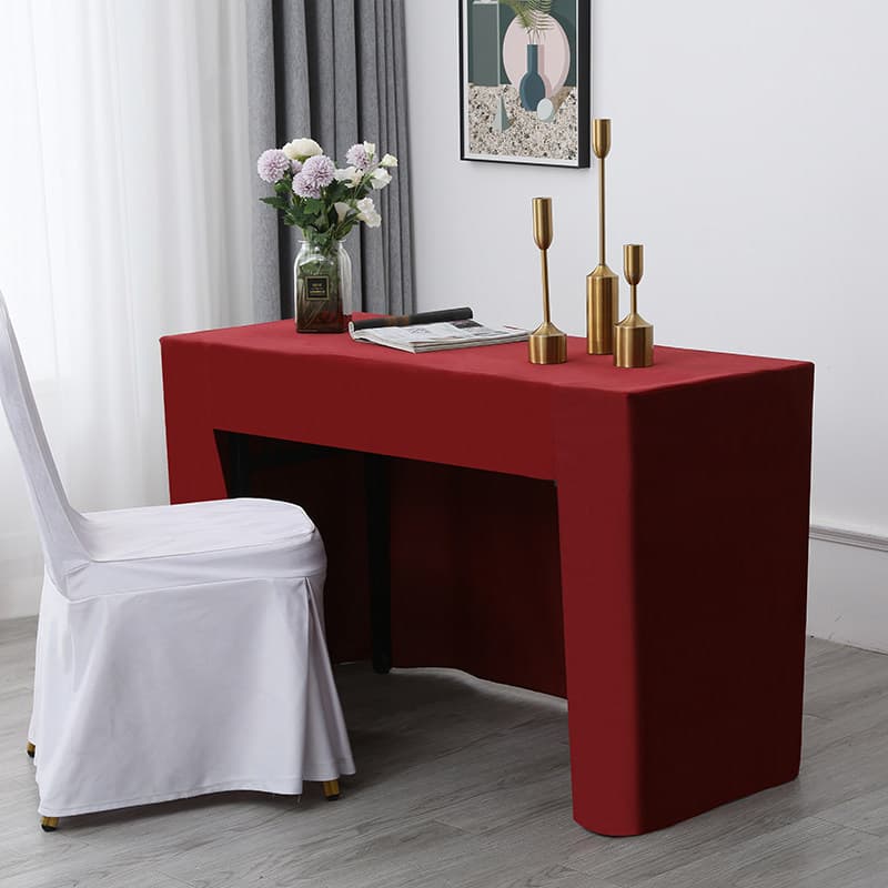 Satin Rectangular Tablecloth, Hotel Restaurant Banquet Table Skirt, Business Conference Tablecloth, Dessert Table Decorative Cloth
