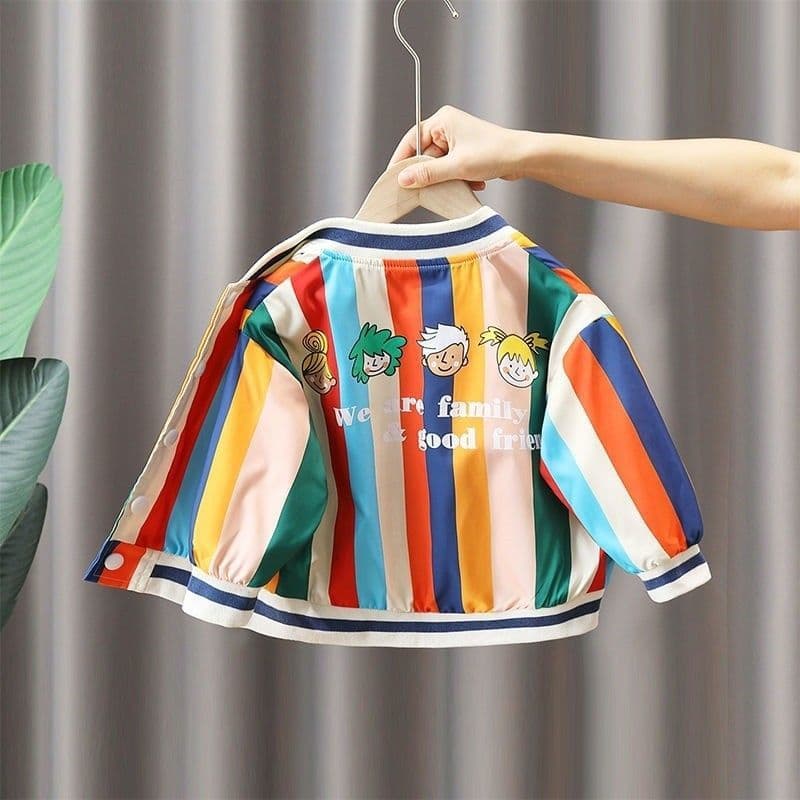 2025 Spring/Autumn New Boys' Coat, Korean-style Street-style Children's Stylish Jacket, Trendy Top Baby Baseball Uniform