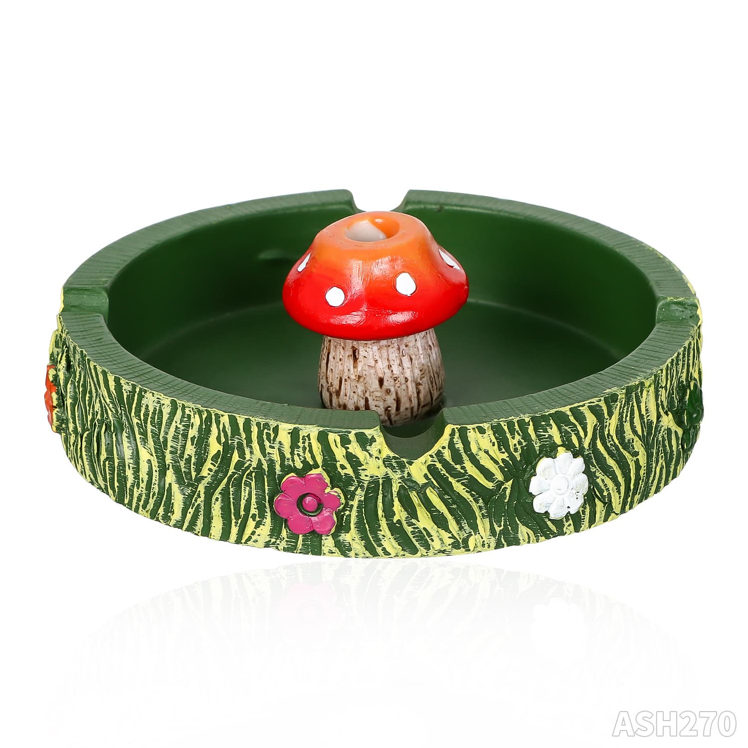 New Creative Handmade Small Mushroom Round Resin Ashtray Smoking Accessories Wholesale