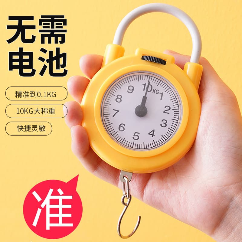 Spring Scale Handheld Multifunctional Portable Small Scale, Electronic Scale for Home and Express Use, Portable Hook Scale