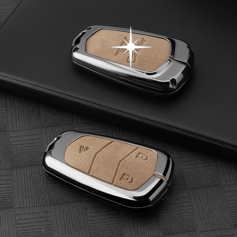 Compatible with Cadillac Key Case for XT5 XT4 XT6 CT5 CT6 CT4 XTS ATSL Car Key Cover