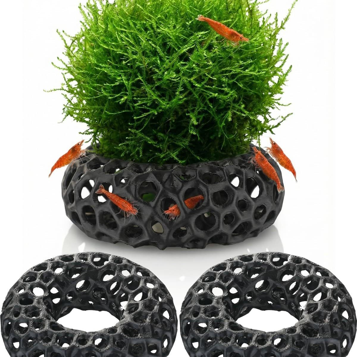 Best-selling 3D printed aquarium fish and shrimp hideout creative decoration fish tank landscape ornament