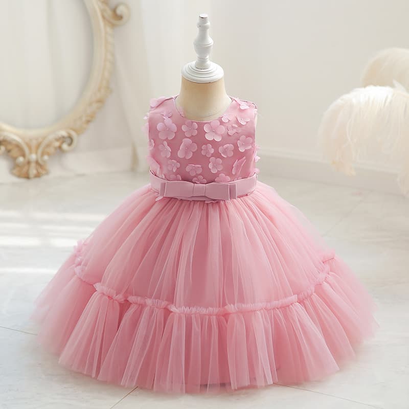 Girls Princess Dress for Birthday Banquet Stage Performance Photo Studio Shooting Sweet Elegant Children's Dress