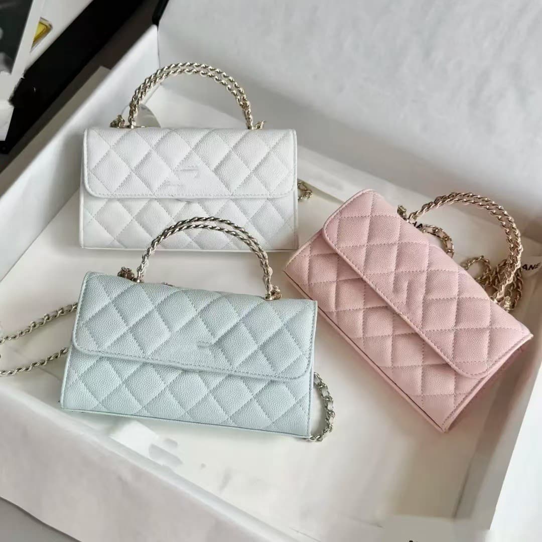 2025 New Style Chanel-Inspired Single-Shoulder Crossbody Bag for Women, Kelly Quilted Chain Handbag, Underarm Bag, Mobile Phone Bag for Women