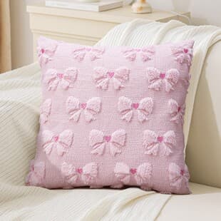 Cross-Border Valentine's Day Plush Throw Pillow Cover Heart Embroidery Jacquard Cushion Living Room Sofa Holiday Decorative Cushion Cover
