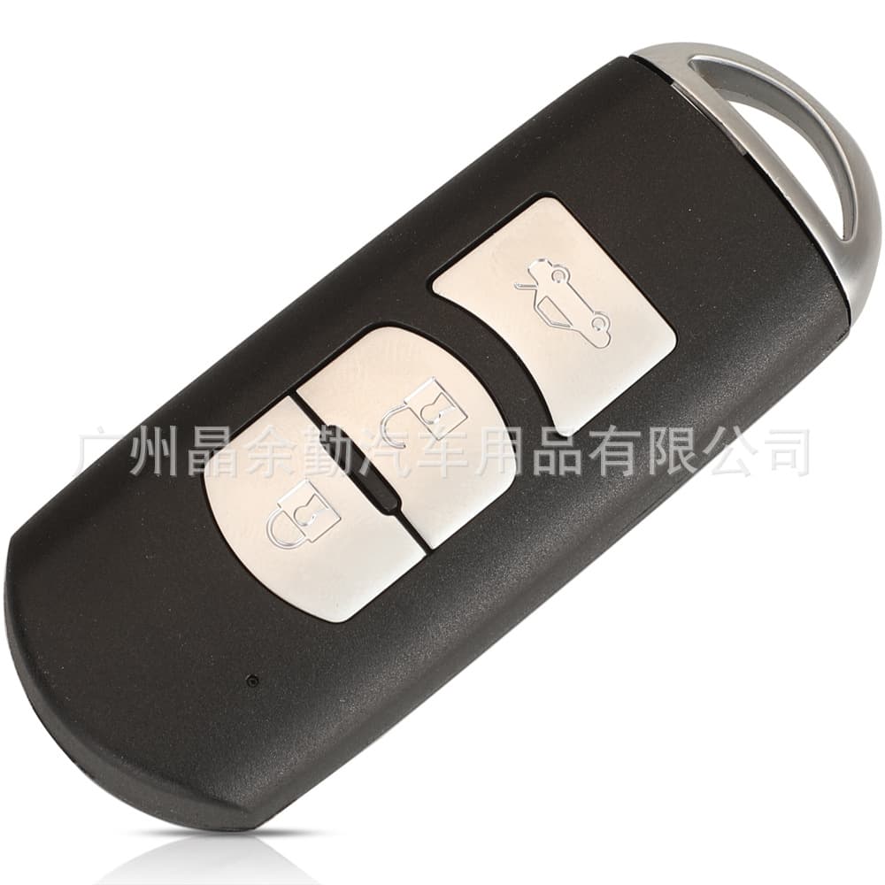 Compatible with 3-Button Mazda M2 M3 M5 M6 CX-3 CX-5 Smart Remote Key Case with Battery Holder