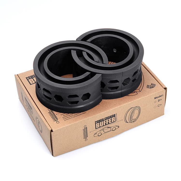 Factory Direct New 19-Hole Black Car Shock Absorber Buffer Rubber Enhanced Version Small Vehicle Suspension Spring Buffer