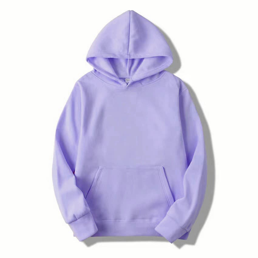 Manufacturer professional direct supply hoodie European size 220g fabric light version plus velvet sweatshirt sweatpants loose men and women same style P
