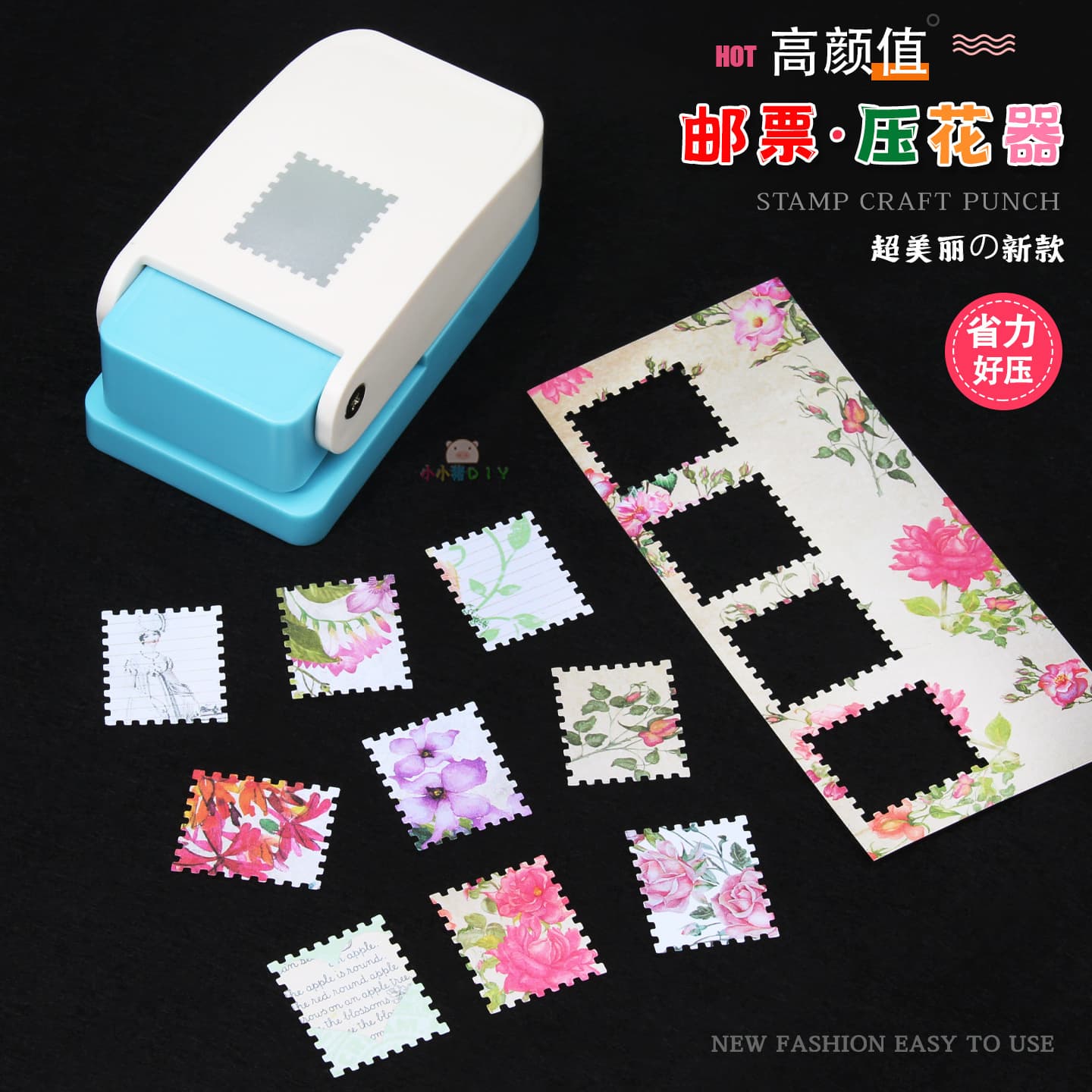 In-stock new large stamp frame embossers, flower punchers for DIY scrapbooking cards, edge stamp manual hole punchers