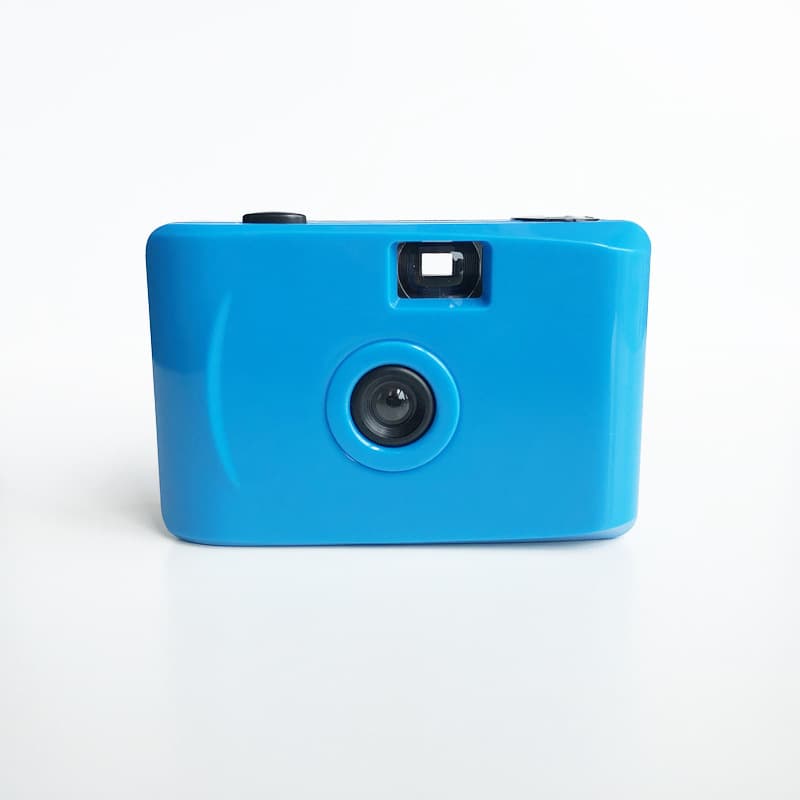 Single Unit Dark Blue Reusable Film Camera Retro Traditional Children's Gift Promotion Unisex Birthday Practical Gift