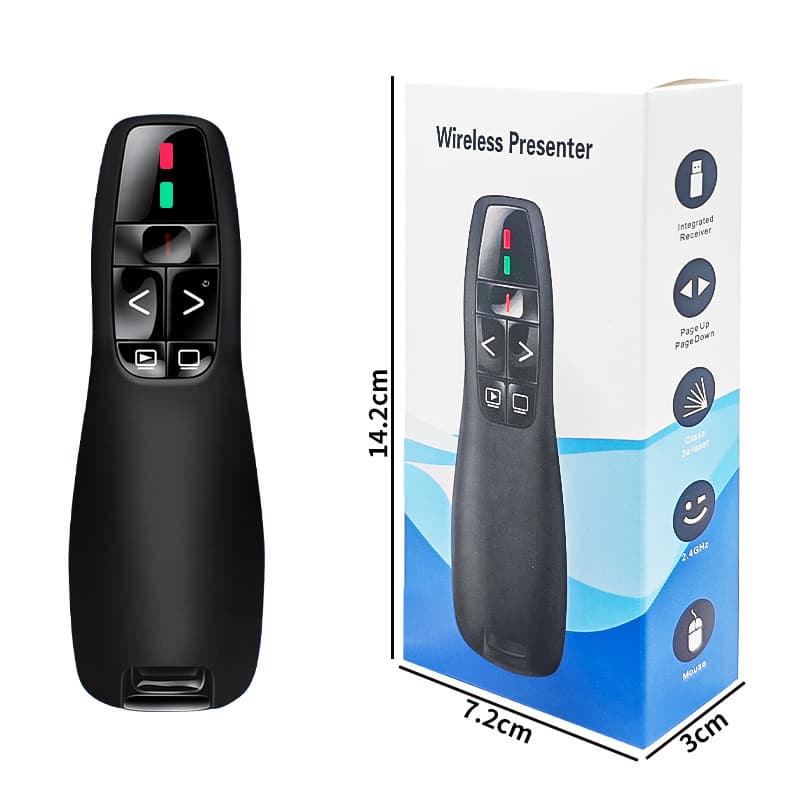 Cross-border exclusive 2.4G page-turner pen PPT presentation teaching lecture pointer multi-function laser