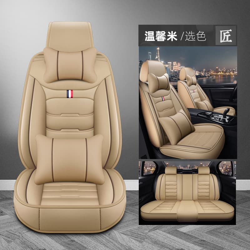 Car Seat Covers Full Enclosure Cross-Border Trade Full Leather Seat Covers Four Seasons Universal Five-Seat Cushion