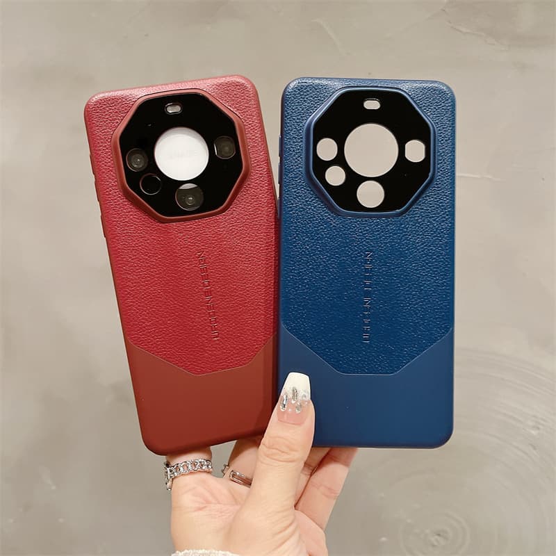 Suitable for Huawei Mate80, Transform into an Extraordinary Master in Seconds, Phone Case Pura70 with Lychee Leather Texture, Full Coverage Nova15 Hard Case