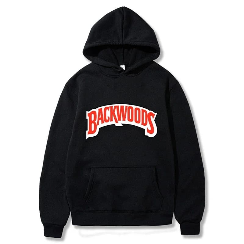 New Backwoods Hoodies Men Fashion Letter Graphic Printed Swe
