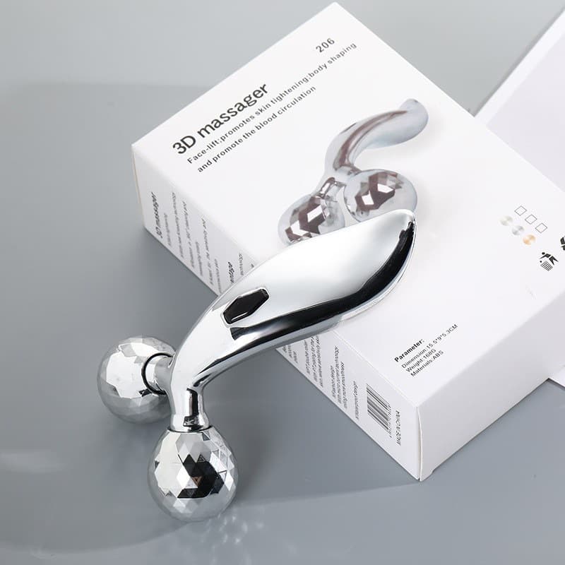 Handheld 3D Manual Micro Current Roller Face Slimming Device V-Face Shaping Lifting Massage Beauty Instrument from Mainland China