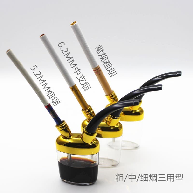 Factory Hookah Multi-Filtered Hookah Personalized Hookah Bag Circulation Pot Smoking Set Coarse, Medium and Fine Three-Use