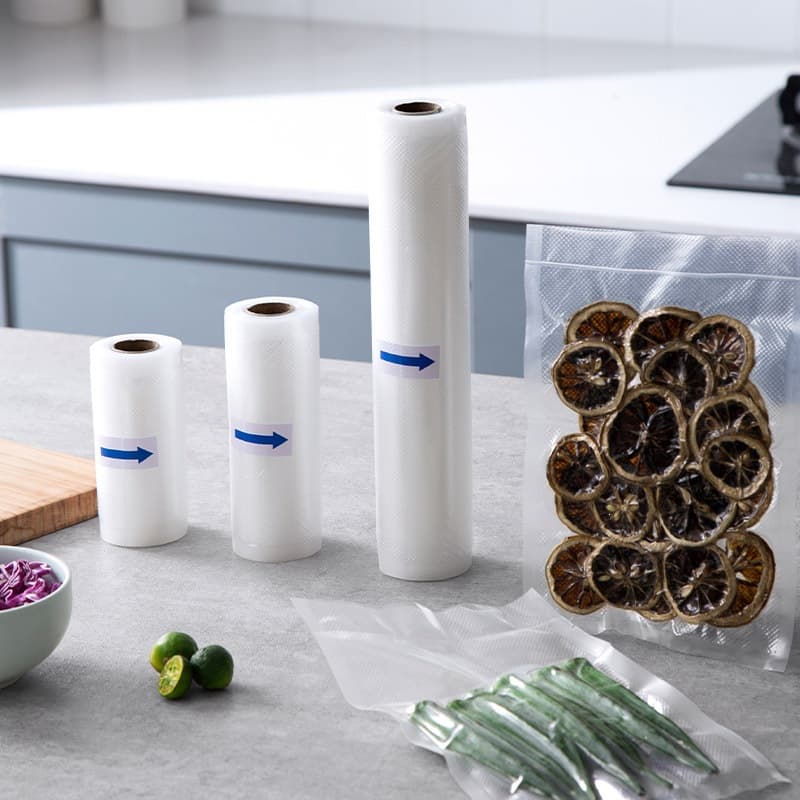 Special Texture Vacuum Seal Bags for Kitchen Cooked Food Vacuum Roll Bags Cross-Border Supply Vacuum Packaging Machine Food Sealing Bags