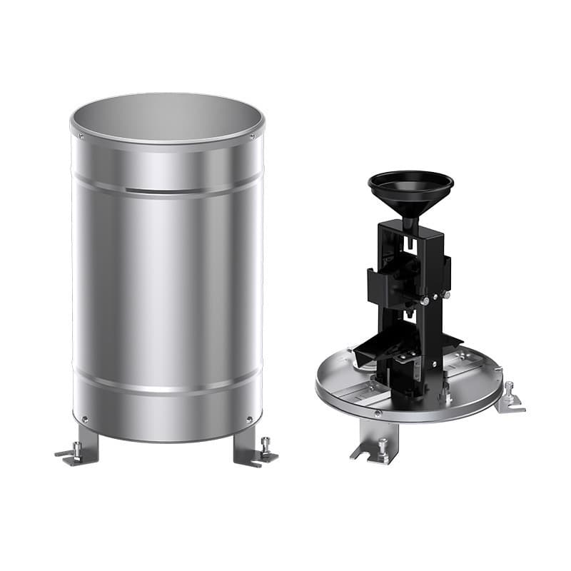 Simple Rain Gauge Collector, Meteorological Disaster Rainfall Detector with 40°-45° Sharp Edge