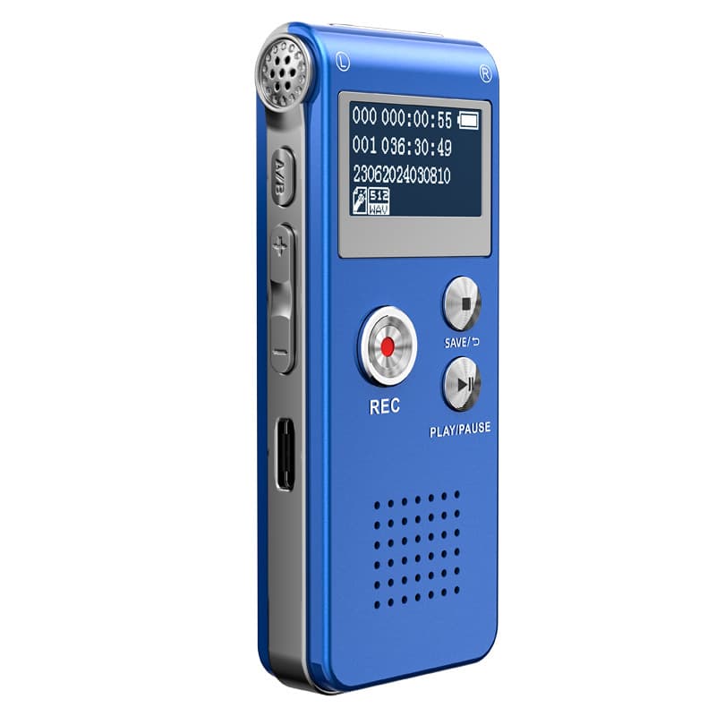 Cross-border best-selling voice recorder with ultra-long standby time, high-definition noise reduction, multilingual recording, perfect for meetings and learning.