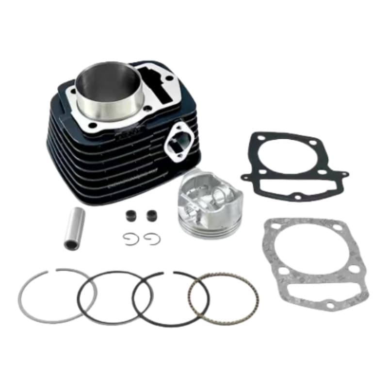 Motorcycle cylinder kit, cylinder bore 65.5mm, fits 250Z black complete cylinder kit