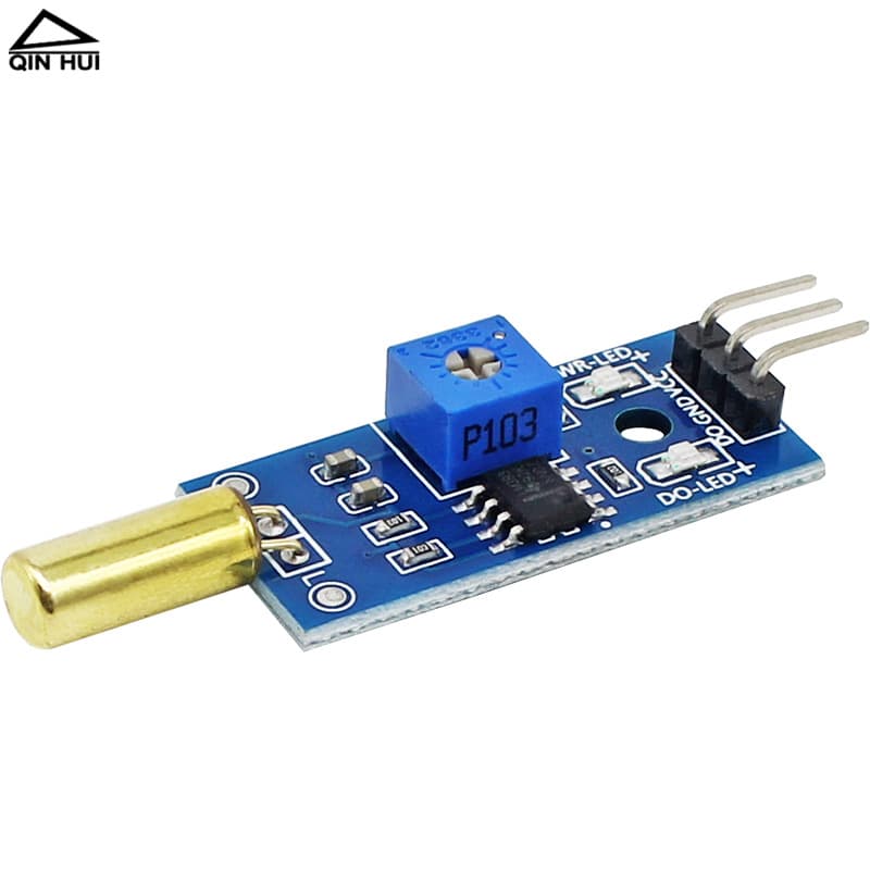Angle tilt sensor module SW-520D ball switch microcontroller vibration switch sensor module