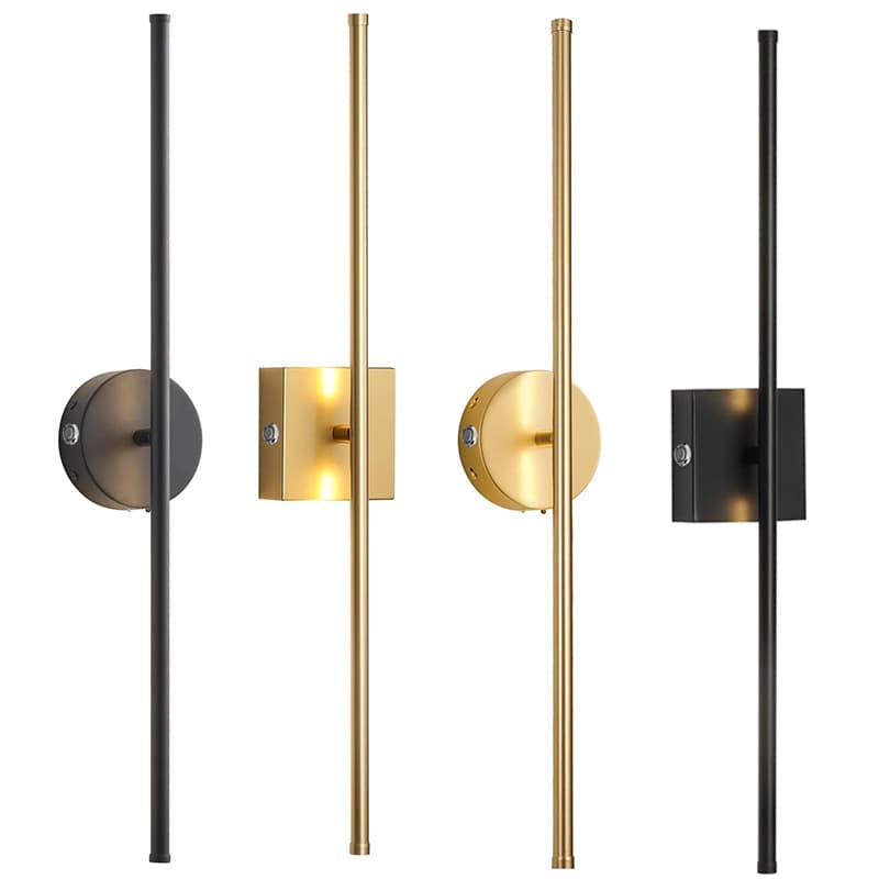 Factory Direct Charging Linear Wall Lamp, Square Base Box Long Strip for Living Room Sofa, TV Background, and Bedside Wall Light