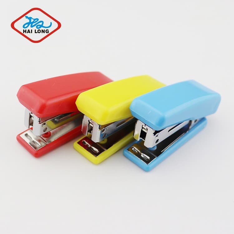 Creative Stapler Student Office Supplies Stationery Set Hl-203 Silent Multi-Functional Creative Stationery Gift