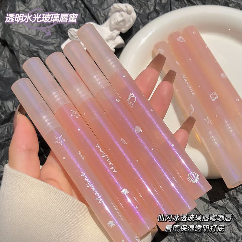 Glossy Lip Glaze Set for Students, Moisturizing Lipstick, Hydrating Lip Gloss, Plumping Lip Oil, Color-Enhancing Lip Makeup Set