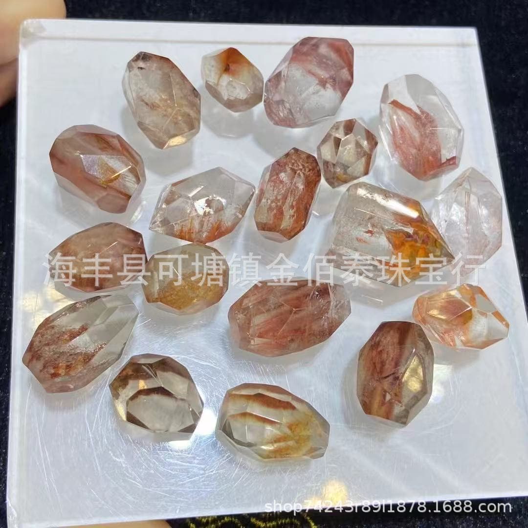 Natural Rabbit Fur Freeform Cabochon Precision-Cut Natural Crystal Accessories Rabbit Fur Wholesale