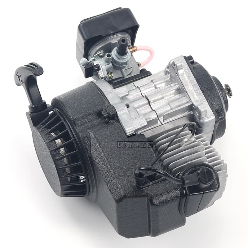Mini Motorcycle Parts 49CC Pocket Bike Small Off-Road Motorcycle Recoil Start Two-Stroke Gasoline Engine