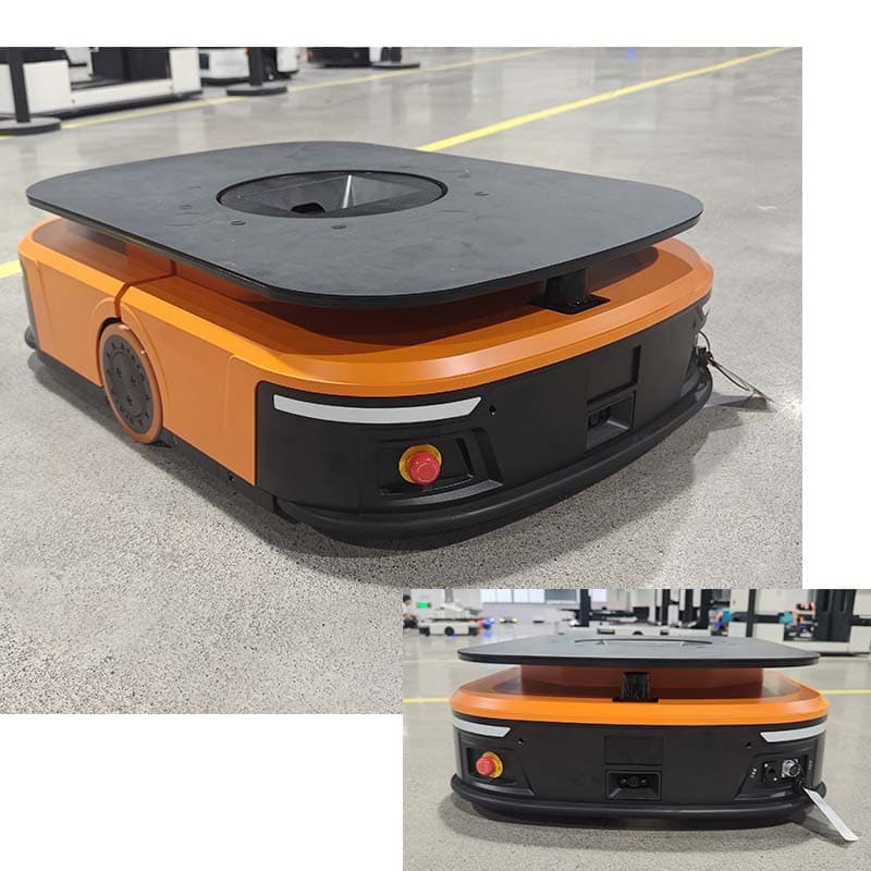 Soft-wing lurking lifting AGV trolley electric unmanned intelligent transport vehicle small AGV lifting and transporting robot