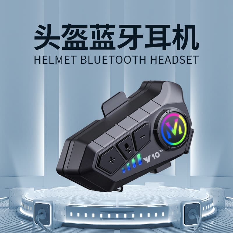 Y102x Cross-border Hot-sell Helmet Bluetooth Headset Waterproof Noise Cancellation Motorcycle Intercom Headset Helmet Earpiece Original Factory