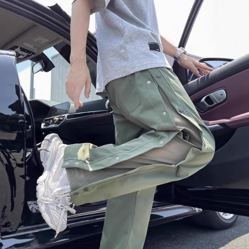 Summer Quick Dry Sports Pants, Breathable Buckle Design Cargo Pants for Men, Outdoor Hiking American Style Storm Pants