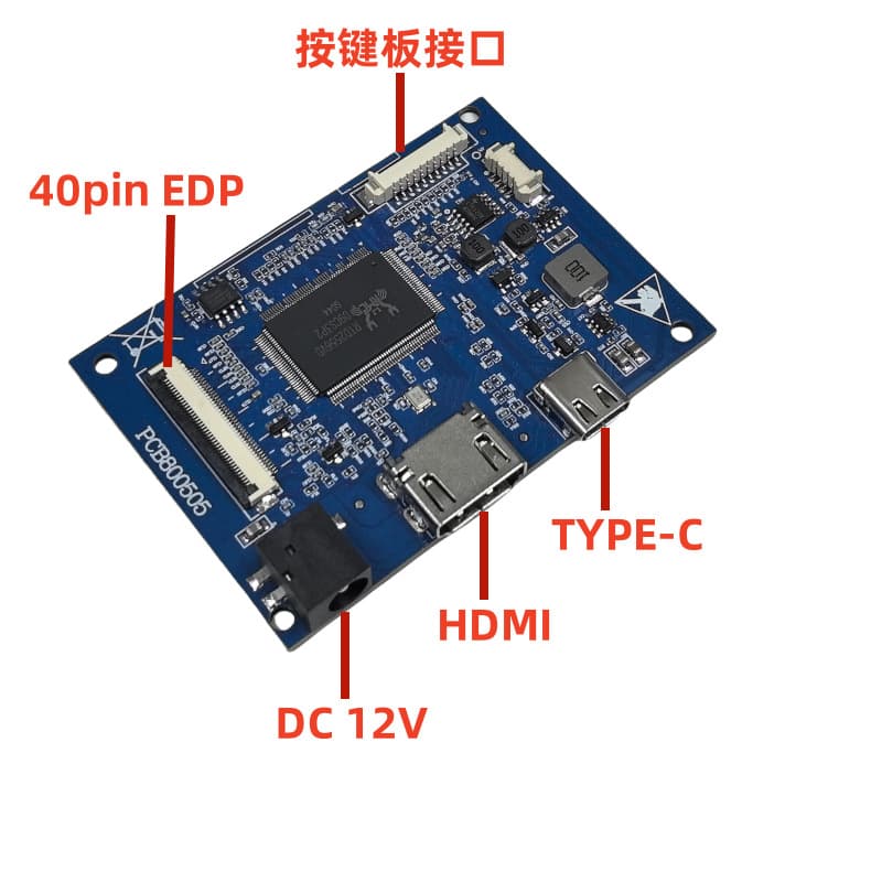 2K LCD Monitor Driver Board for Laptop LCD Screen Driver Board 40pin EDP LCD Screen Driver Board