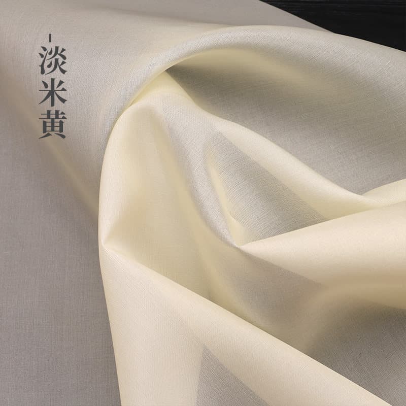 Pre-stretched Imported Six-Silk Treated Silk Cloth for Fine Brush Painting, Traditional Chinese Painting, Antique Color, Boneless Painting, Mulberry Silk Alum-Treated Silk