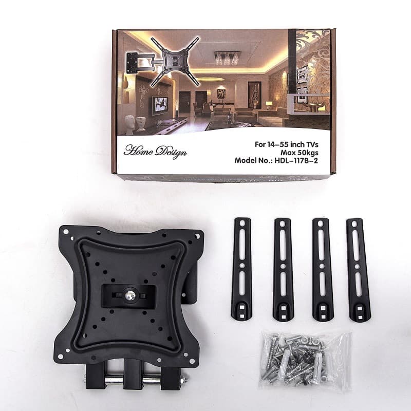 TV bracket, telescopic swing TV wall mount 117B-2 adjustable X400 TV wall mount 14-55 inch bracket