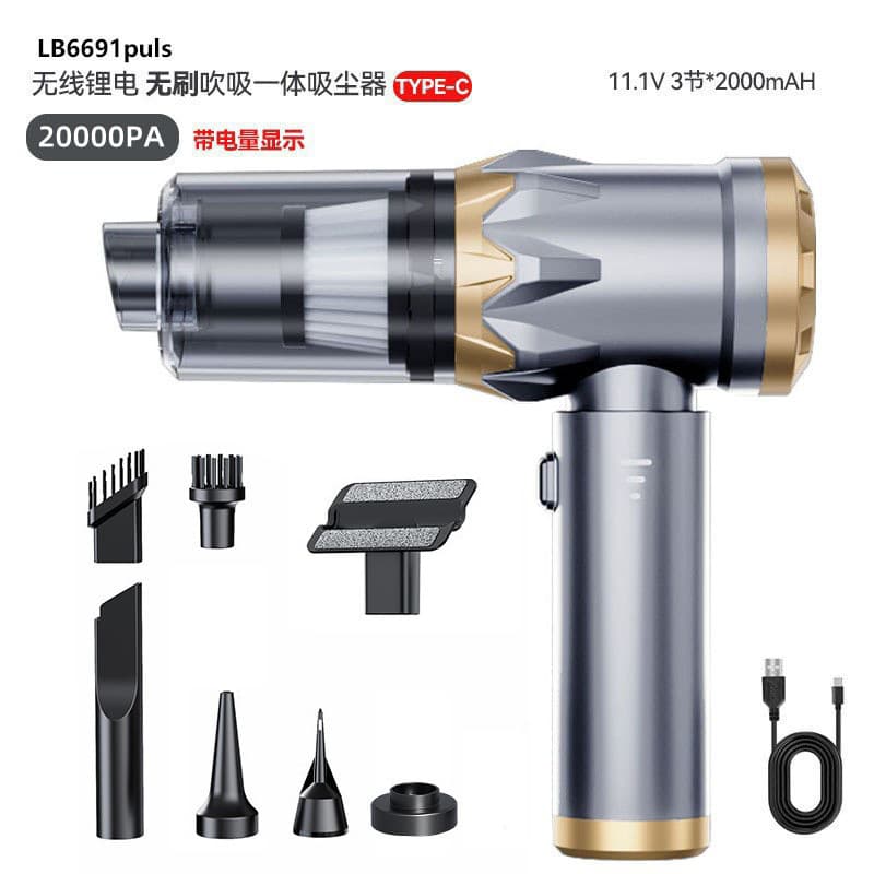 Car Vacuum Cleaner, Cordless Wireless, Car and Home Use, High Suction Power, Super Strong, Small Handheld Mini Vacuum