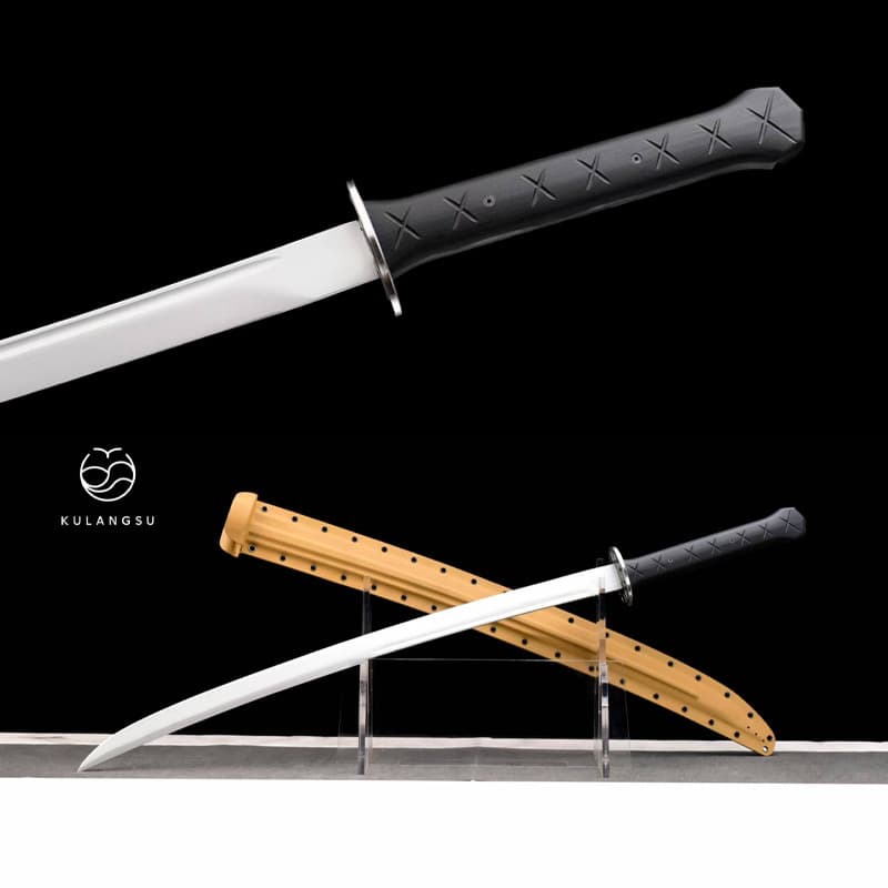 Foreign trade Longquan sword tactical samurai sword Japanese long sword wakizashi knife handmade cold weapon katana unedged
